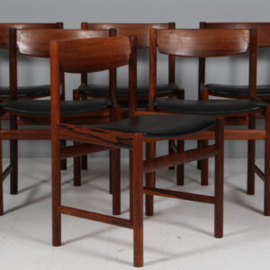 Ib Kofod Larsen sæt på seks stole af palisander