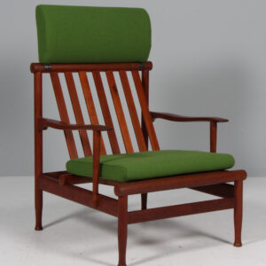 Kai Lyngfeldt Larsen lænestol af massiv teak, model 501