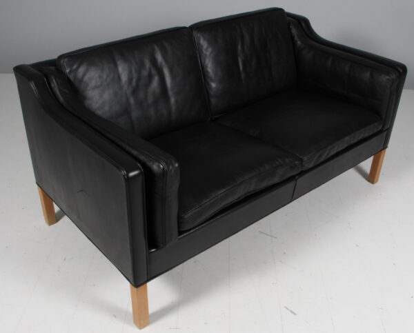 Børge Mogensen. Fritstående to pers. sofa, model 2212. Original betrukket - Image 2