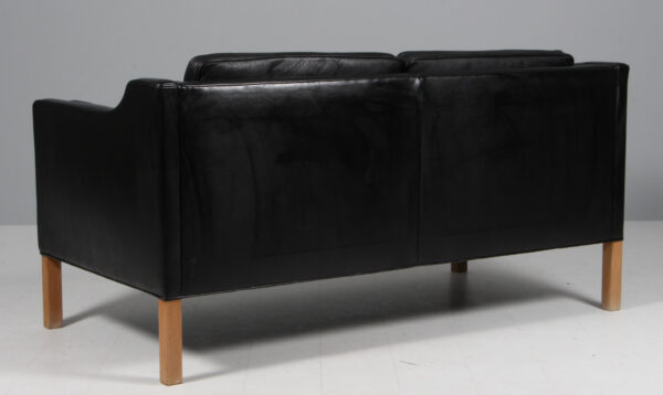 Børge Mogensen. Fritstående to pers. sofa, model 2212. Original betrukket - Image 3