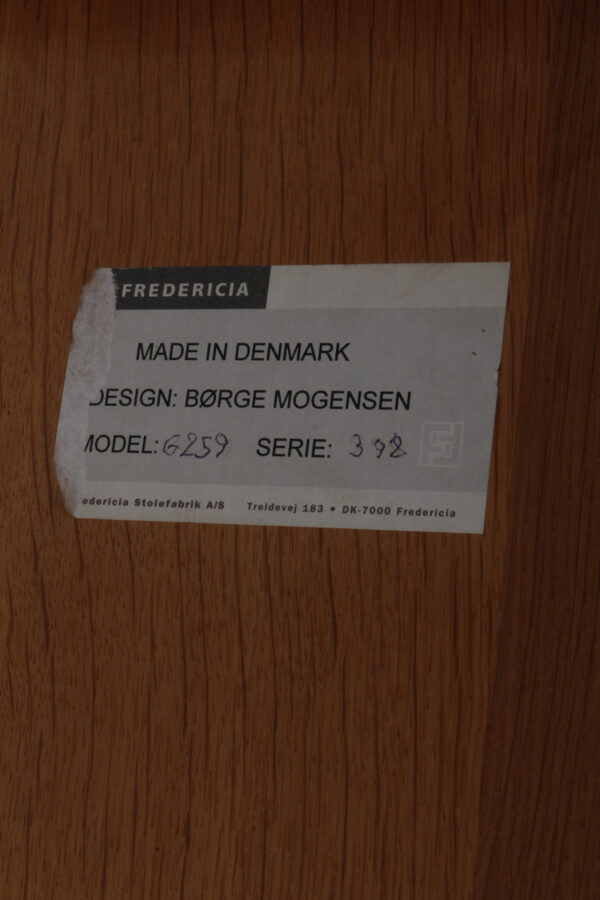 Børge Mogensen shaker spisebord, model 6289. Olieret massiv eg - Image 3