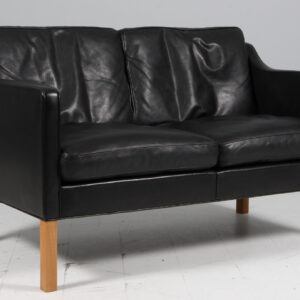 Børge Mogensen to personers sofa, model 2422. Original betrukket