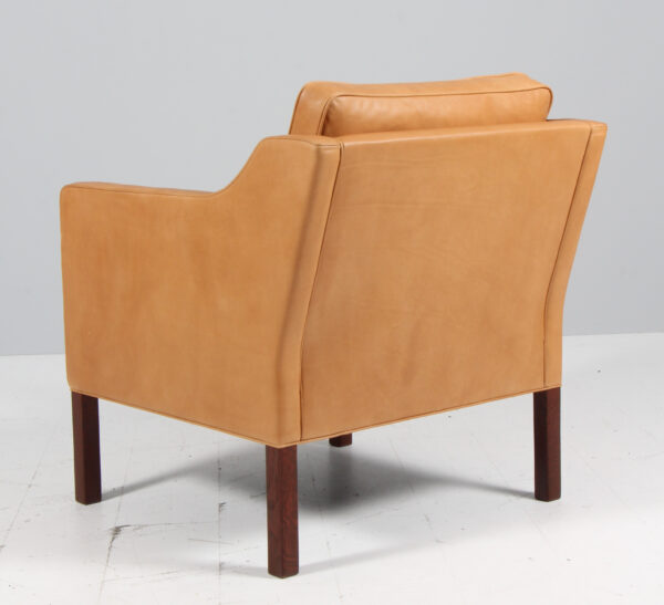 Børge Mogensen lænestol model 2321, nybetrukket - Image 3
