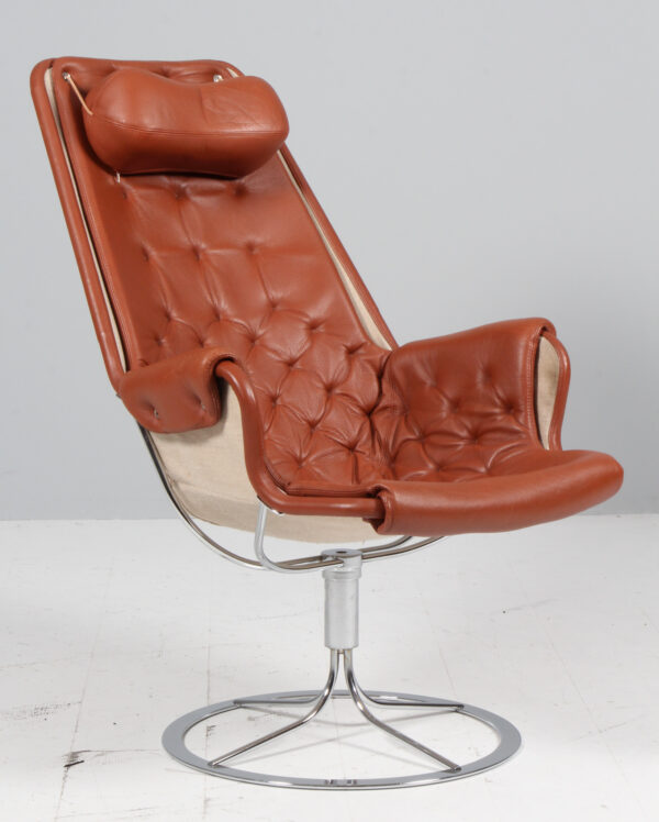 Bruno Mathsson Jetson lænestole, cognac læder
