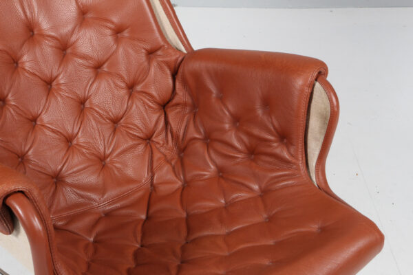 Bruno Mathsson Jetson lænestole, cognac læder - Image 8