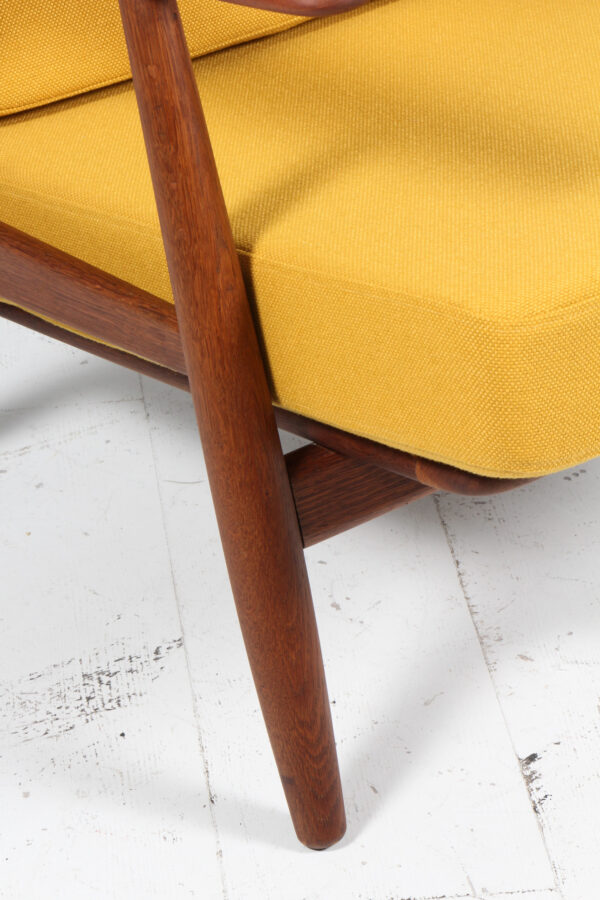 Hans J. Wegner Cigar lænestol af eg og teak, model GE-240 - Image 6