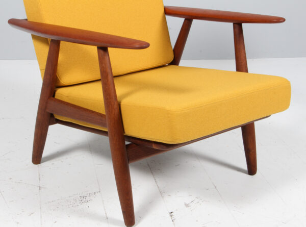 Hans J. Wegner Cigar lænestol af eg og teak, model GE-240 - Image 5