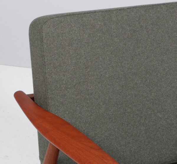 Hans J. Wegner Cigar lænestol af eg og teak, model GE-240 - Image 6
