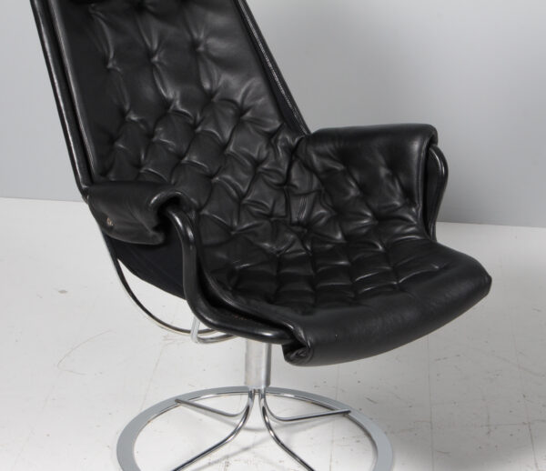 Bruno Mathsson Jetson lænestole, sort læder - Image 6