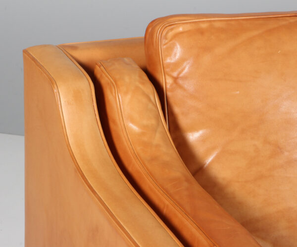 Børge Mogensen. Fritstående to pers. sofa, model 2212. Original betrukket - Image 7