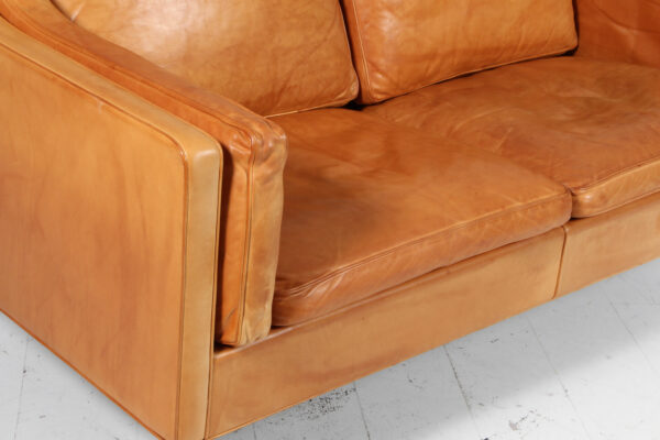 Børge Mogensen. Fritstående to pers. sofa, model 2212. Original betrukket - Image 6
