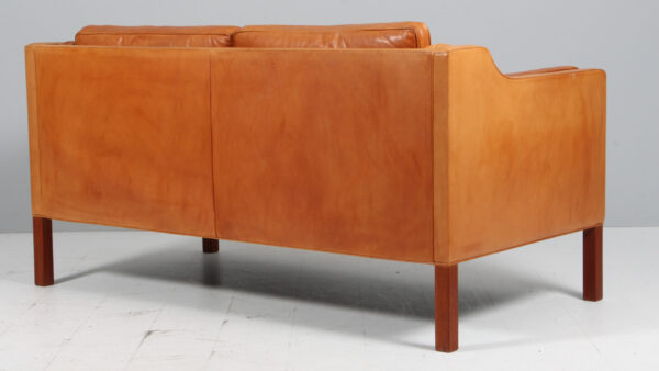Børge Mogensen. Fritstående to pers. sofa, model 2212. Original betrukket - Image 3