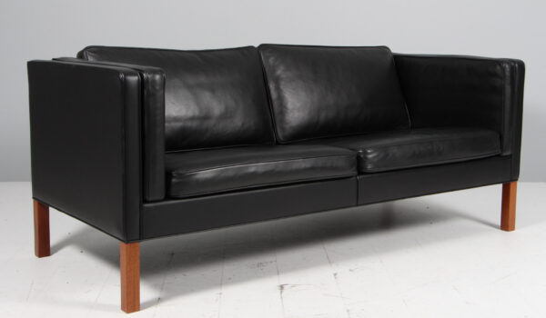 Børge Mogensen to en halv personers sofa, original betrukket. Model 2335