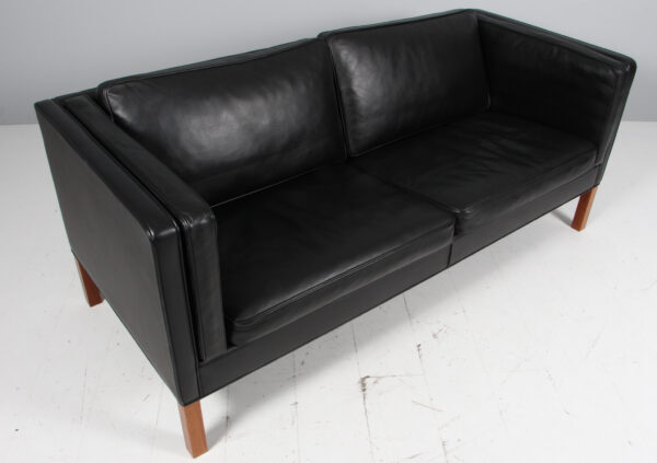 Børge Mogensen to en halv personers sofa, original betrukket. Model 2335 - Image 2