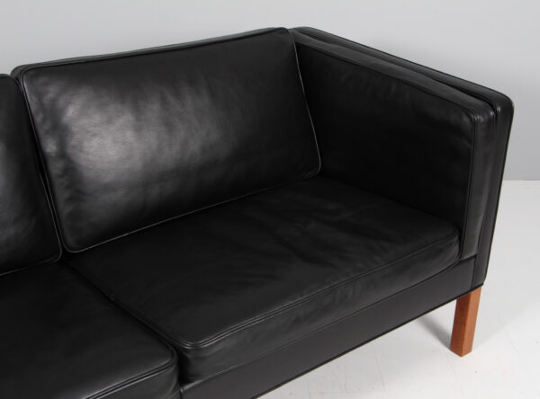 Børge Mogensen to en halv personers sofa, original betrukket. Model 2335 - Image 5