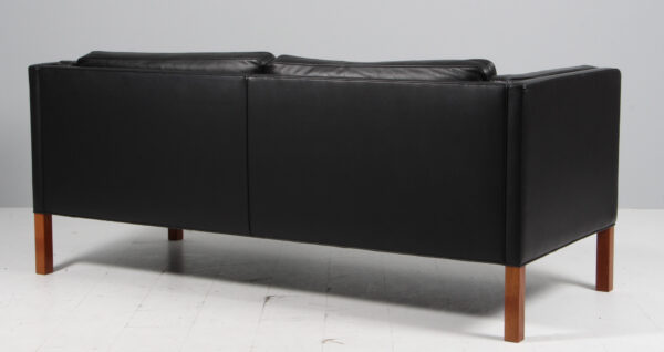 Børge Mogensen to en halv personers sofa, original betrukket. Model 2335 - Image 4