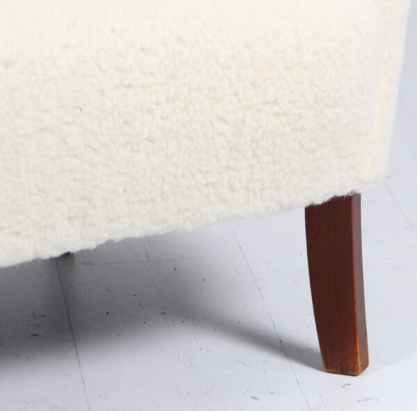 Dansk Møbelsnedker, lille banansofa. 1940'erne - Image 7