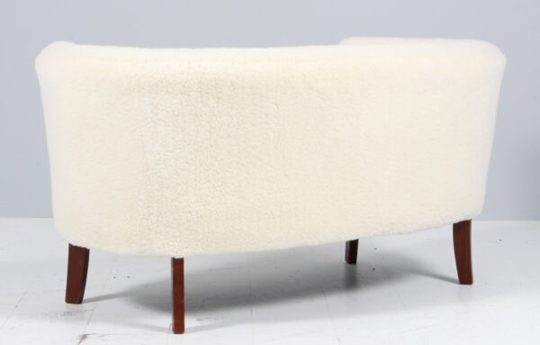 Dansk Møbelsnedker, lille banansofa. 1940'erne - Image 3