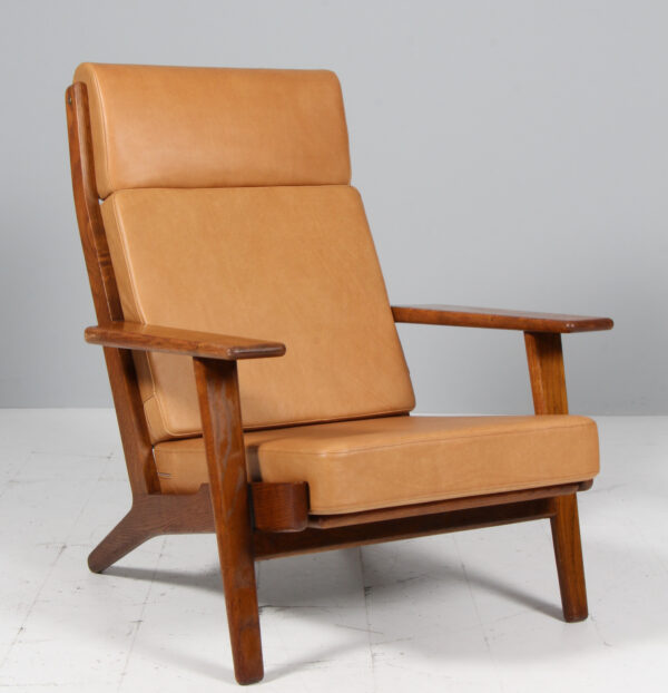 Hans J. Wegner højrygget lænestol, model GE290A