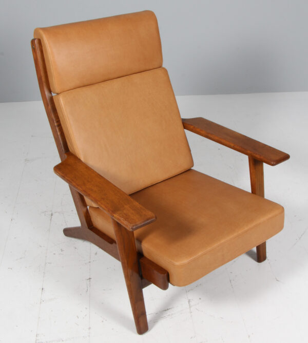 Hans J. Wegner højrygget lænestol, model GE290A - Image 2