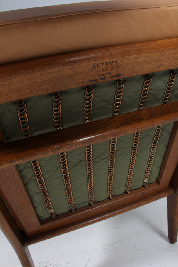 Hans J. Wegner højrygget lænestol, model GE290A - Image 4