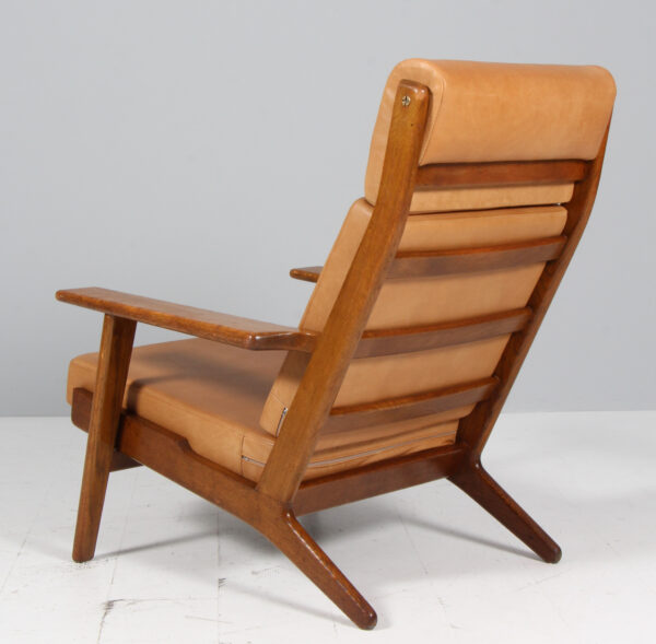 Hans J. Wegner højrygget lænestol, model GE290A - Image 3
