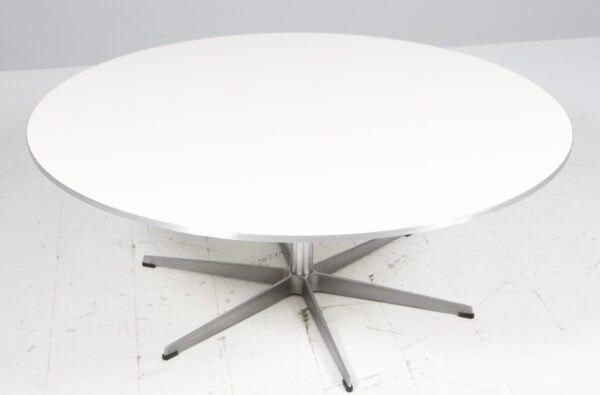 Arne Jacobsen & Piet Hein cirkulært sofabord, laminat - Image 2