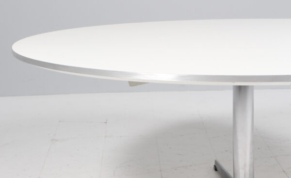 Arne Jacobsen & Piet Hein cirkulært sofabord, laminat - Image 4