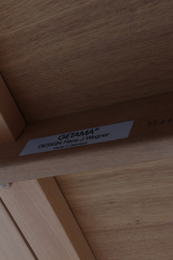 Hans J. Wegner sofabord med klapper, massiv eg. Model GE85 - Image 3