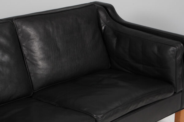 Børge Mogensen. Fritstående to pers. sofa, model 2212. Original betrukket - Image 5
