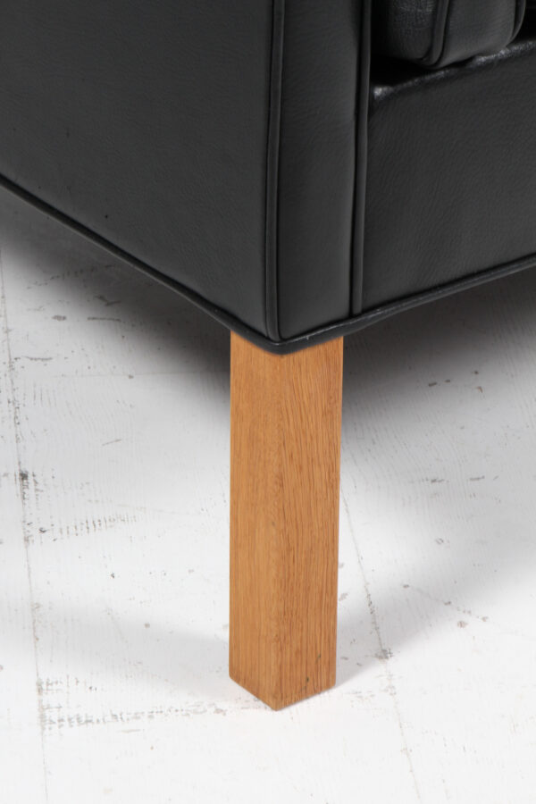 Børge Mogensen. Fritstående to pers. sofa, model 2212. Original betrukket - Image 4