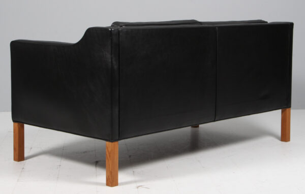 Børge Mogensen. Fritstående to pers. sofa, model 2212. Original betrukket - Image 3