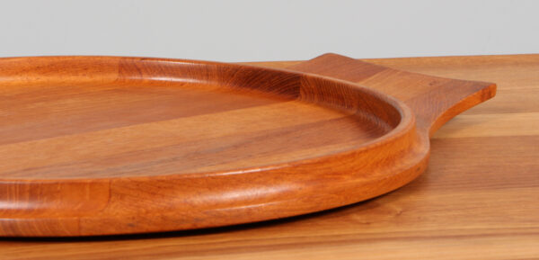 Jens Harald Quistgaard stort fad af massiv teak - Image 5