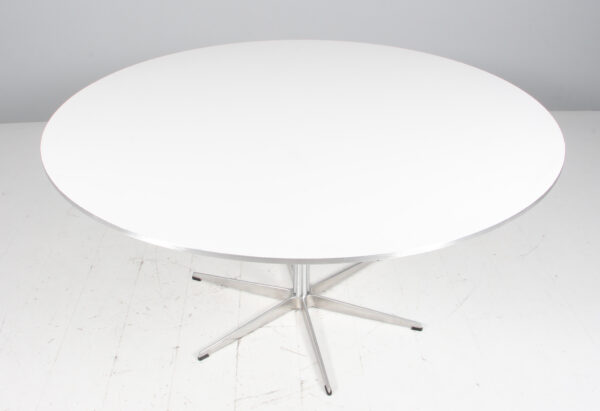 Piet Hein og Arne Jacobsen cirkulært spisebord, ny højde - Image 2