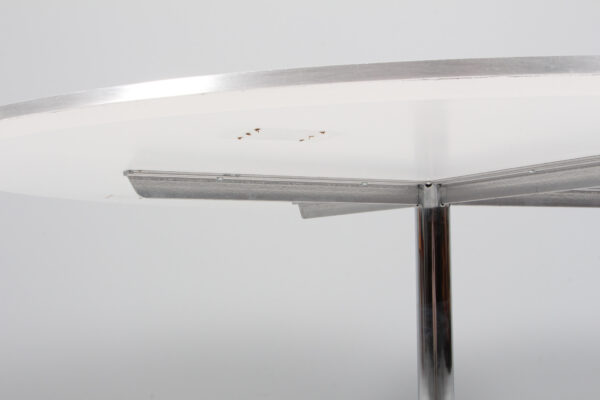 Piet Hein og Arne Jacobsen cirkulært spisebord, ny højde - Image 3