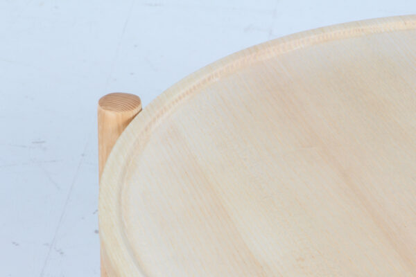 Hans J. Wegner bakkebord af massiv sæbebehandlet ask, PP35 - Image 7