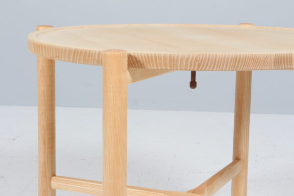 Hans J. Wegner bakkebord af massiv sæbebehandlet ask, PP35 - Image 4