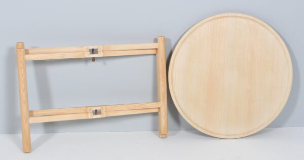 Hans J. Wegner bakkebord af massiv sæbebehandlet ask, PP35 - Image 3