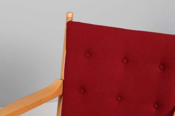 Hans J. Wegner par armstole af bøg og Hallingdal - Image 7