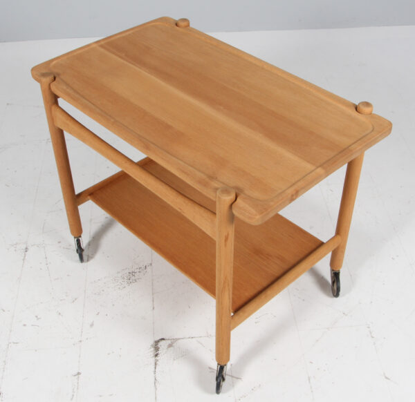 Hans J. Wegner bakkebord af massiv eg, model AT47 - Image 2
