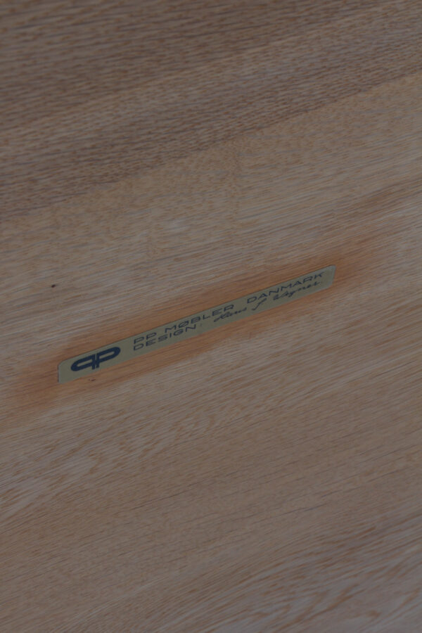 Hans J. Wegner sofabord af massiv sæbebehandlet eg. PP Møbler - Image 3