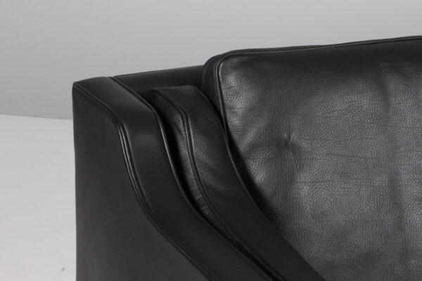 Børge Mogensen. Fritstående to pers. sofa, model 2212. Original betrukket - Image 4