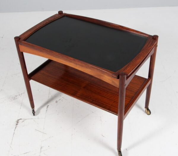 Poul Hundevad rullebord af palisander og formica - Image 2
