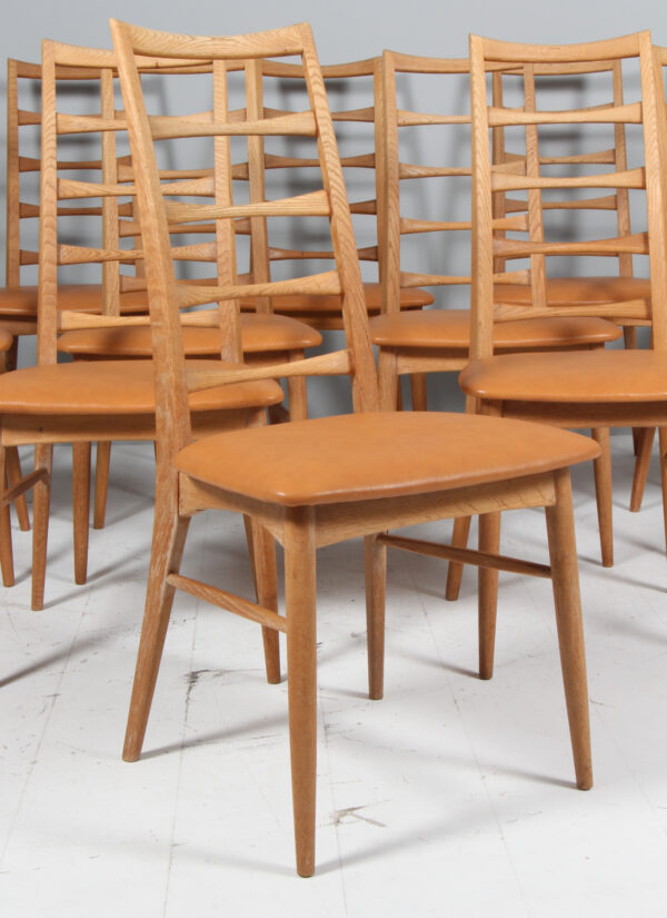 Niels Koefoed. Stole. model ‘eva’ af massiv eg - Image 7