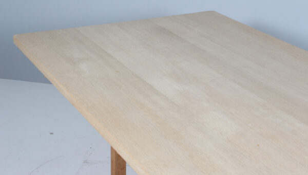 Børge Mogensen Shaker spisebord af massiv sæbebehandlet eg, model 6286 - Image 8