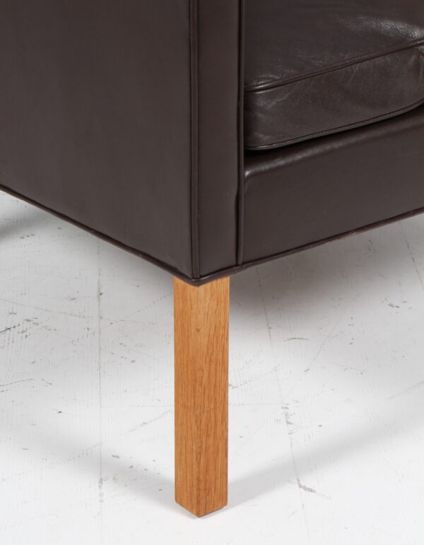 Børge Mogensen. Lænestol, model 2207. Original betrukket - Billede 5