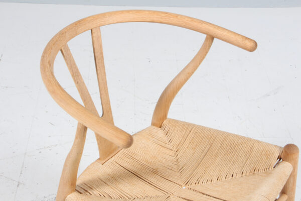 Hans J. Wegner Y stol af sæbebehandlet eg, model CH24 - Billede 7