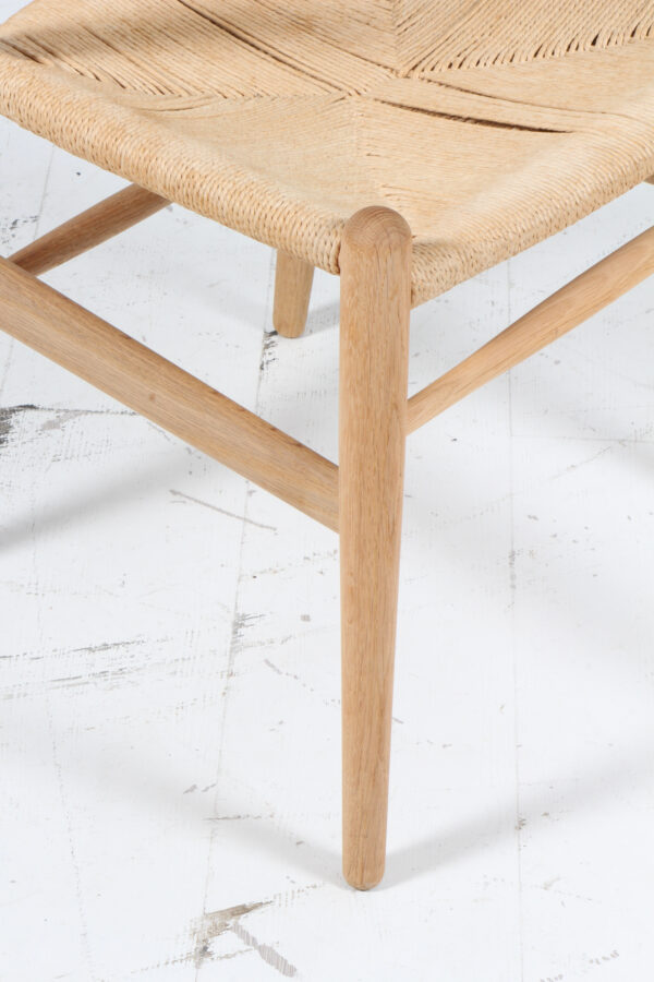 Hans J. Wegner Y stol af sæbebehandlet eg, model CH24 - Billede 6