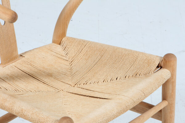 Hans J. Wegner Y stol af sæbebehandlet eg, model CH24 - Billede 5