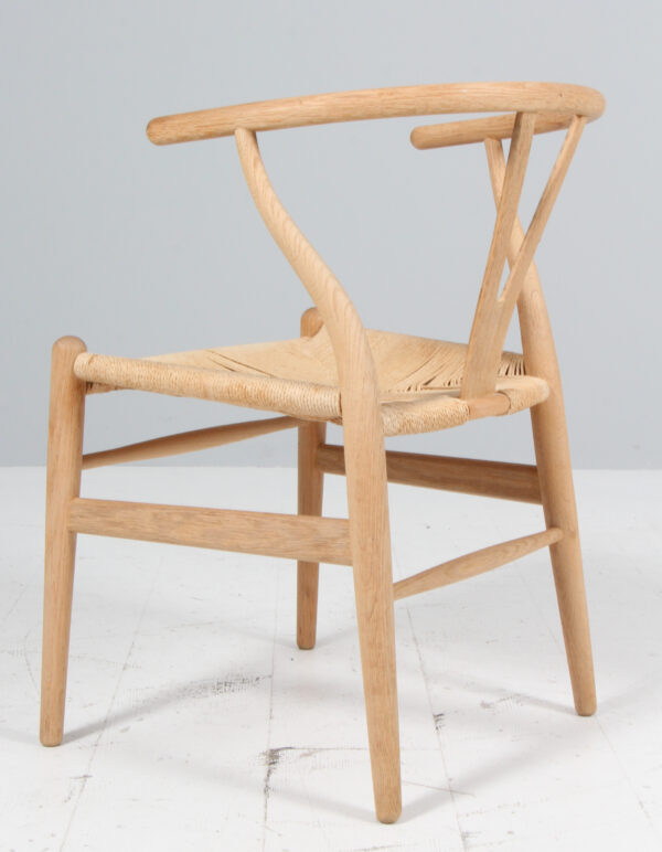 Hans J. Wegner Y stol af sæbebehandlet eg, model CH24 - Billede 4